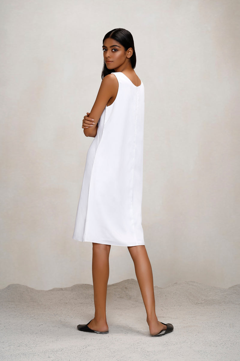 White clearance box dress